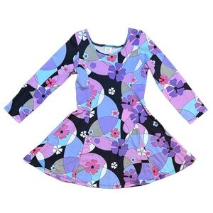 Social Butterfly Girls Dress with 70’s design girls 6x like new